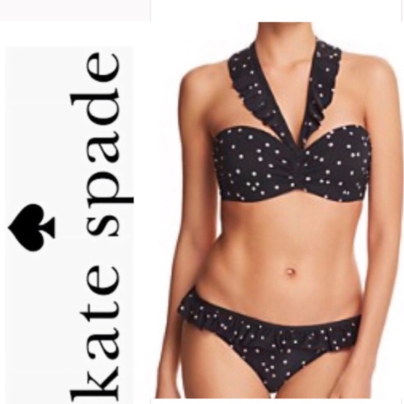 kate spade Other - Kate spade Polka Dot Print Bikini Size M